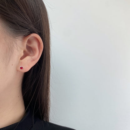 [Goodv]Sparkling Colorful Round Shape Earrings