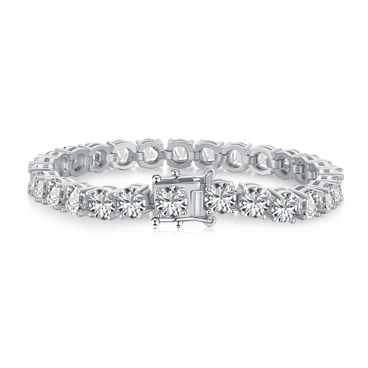 [Goodv]0.75 Carat Dazzling Round Cut Wedding Bracelet