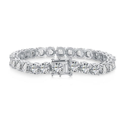 [Goodv]0.75 Carat Dazzling Round Cut Wedding Bracelet