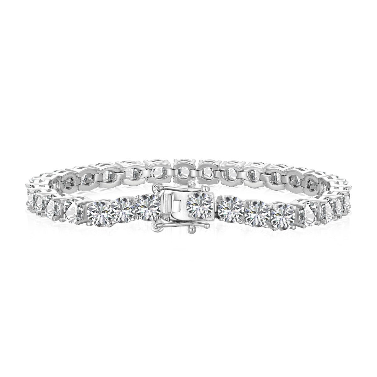 [Goodv]Ornate Sparkling Round Cut Wedding Bracelet