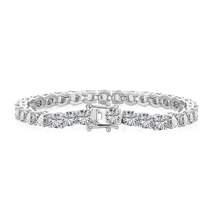 [Goodv]Ornate Sparkling Round Cut Wedding Bracelet