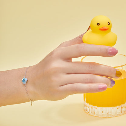 [Goodv]Sparkling Romantic Heart Shape Lover Bracelet