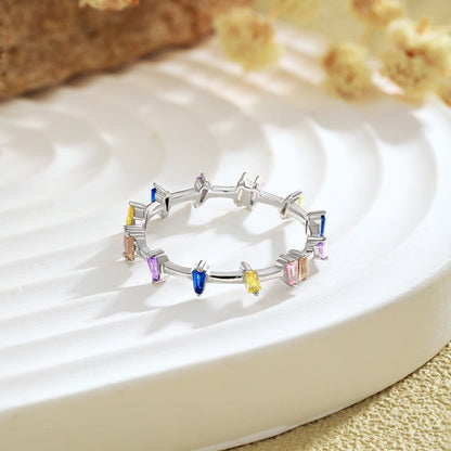 [Goodv]Unique Trapezoid Cut Daily Ring