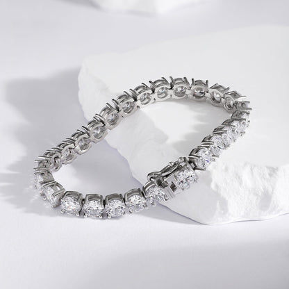 [Goodv]0.75 Carat Dazzling Round Cut Wedding Bracelet