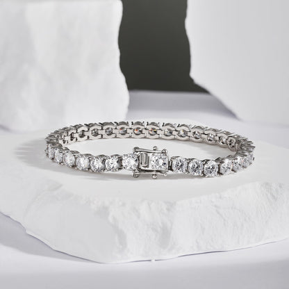 [Goodv]Ornate Sparkling Round Cut Wedding Bracelet