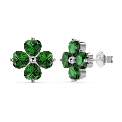 [Goodv]Four-Leaf Clover Ball Earrings
