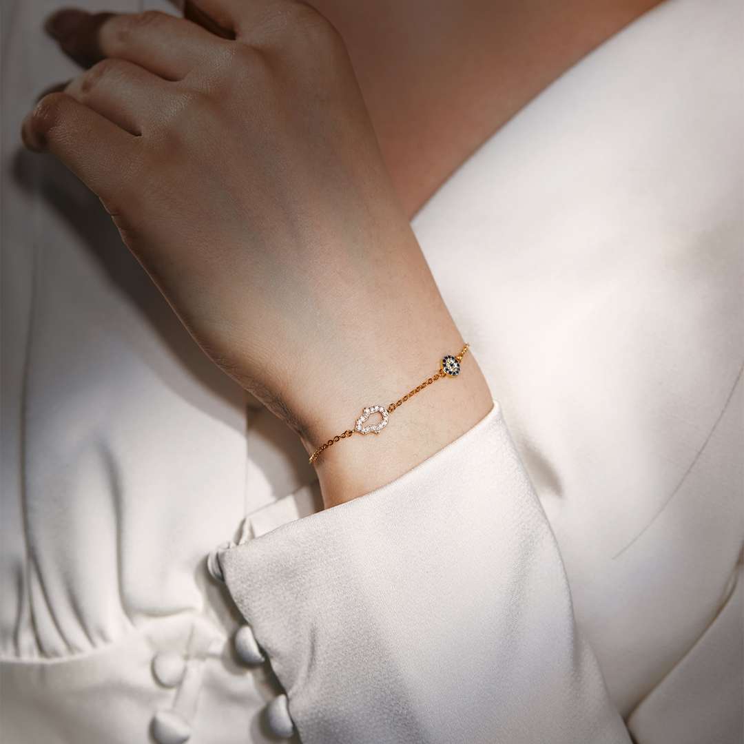 [Goodv]Gost Shape & Round Shape Necklace