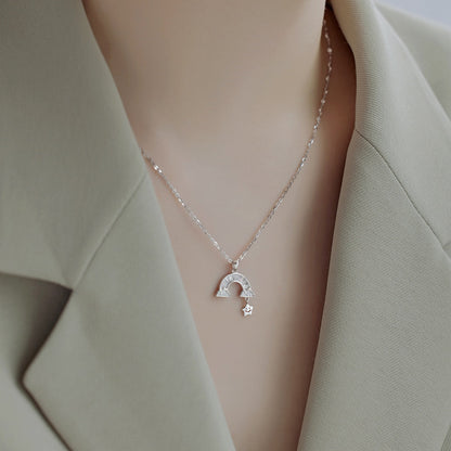 [Goodv]Unique Rainbow Star Necklace