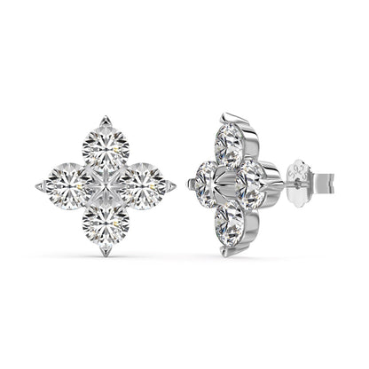 [Goodv]Four-Leaf Clover Eight-Pointed Star Earrings
