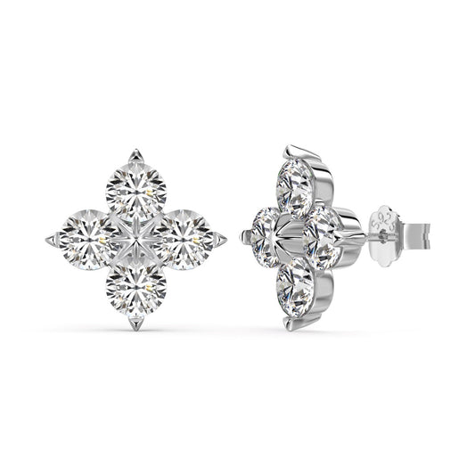 [Goodv]Four-Leaf Clover Eight-Pointed Star Earrings