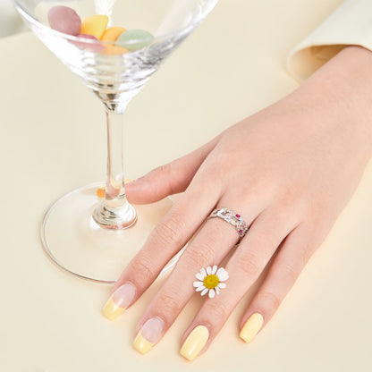 [Goodv]Sparkling Vibrant Emerald Cut Daily Ring