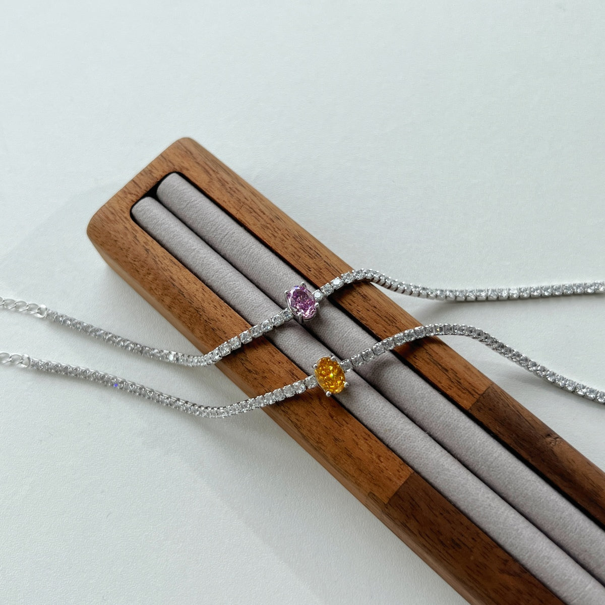 [Goodv]0.75 Carat Exquisite Oval Cut Daily Bracelet