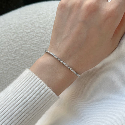 [Goodv]Dazzling Exquisite Round Cut Daily Bracelet