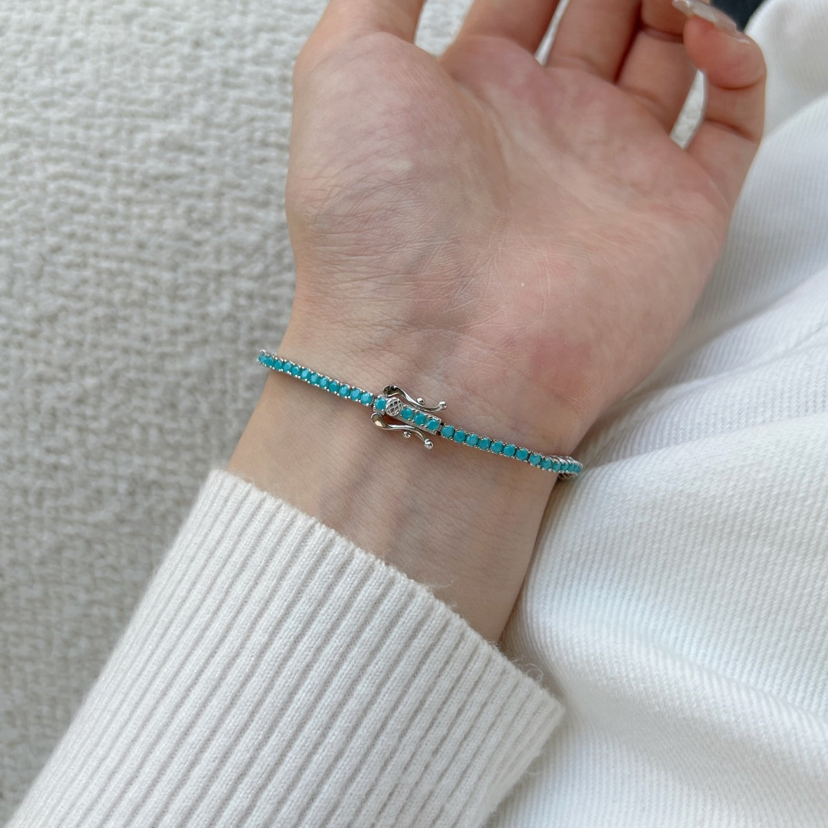 [Goodv]Dazzling Exquisite Round Cut Daily Bracelet