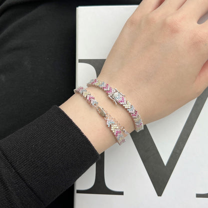 [Goodv]Ornate Sparkling Round Cut Party Bracelet