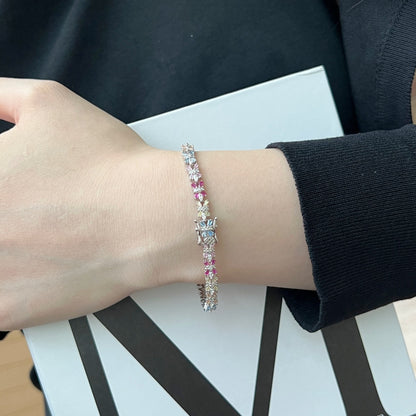 [Goodv]Radiant Colorful Emerald Cut Party Bracelet