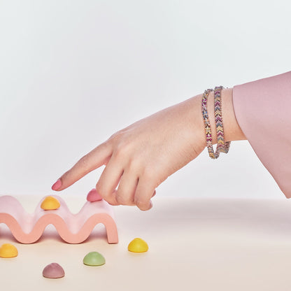 [Goodv]Ornate Sparkling Round Cut Party Bracelet