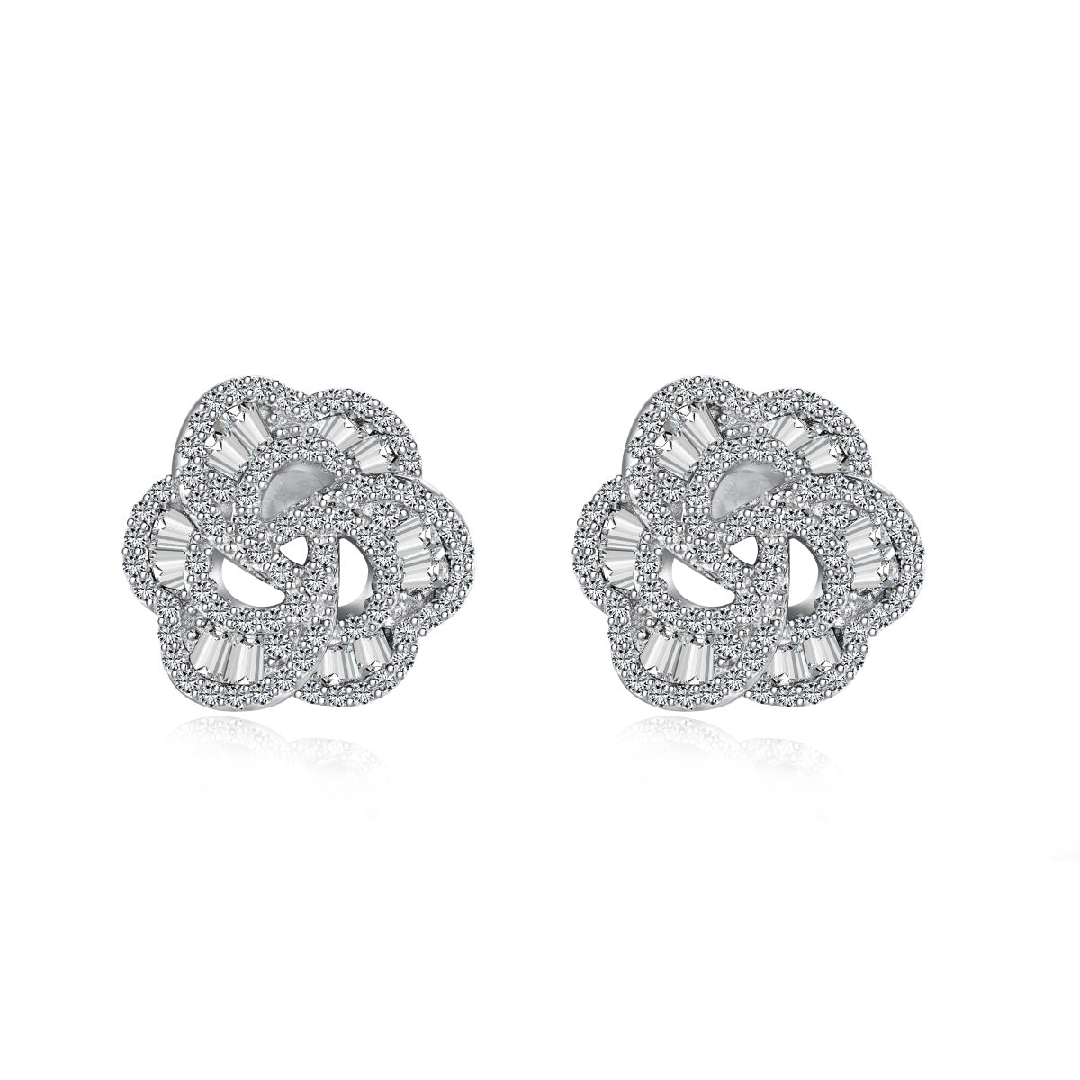[Goodv]Exquisite Flower Shape Daily Earrings