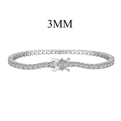 [Goodv]Dainty Charming Round Cut Tennis Bracelet
