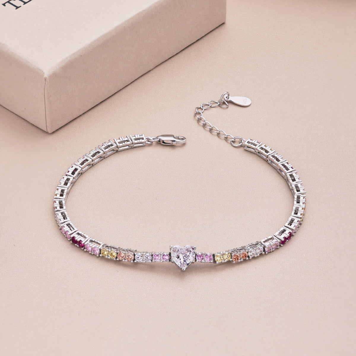[Goodv]Delicate Romantic Heart Shape Lover Bracelet
