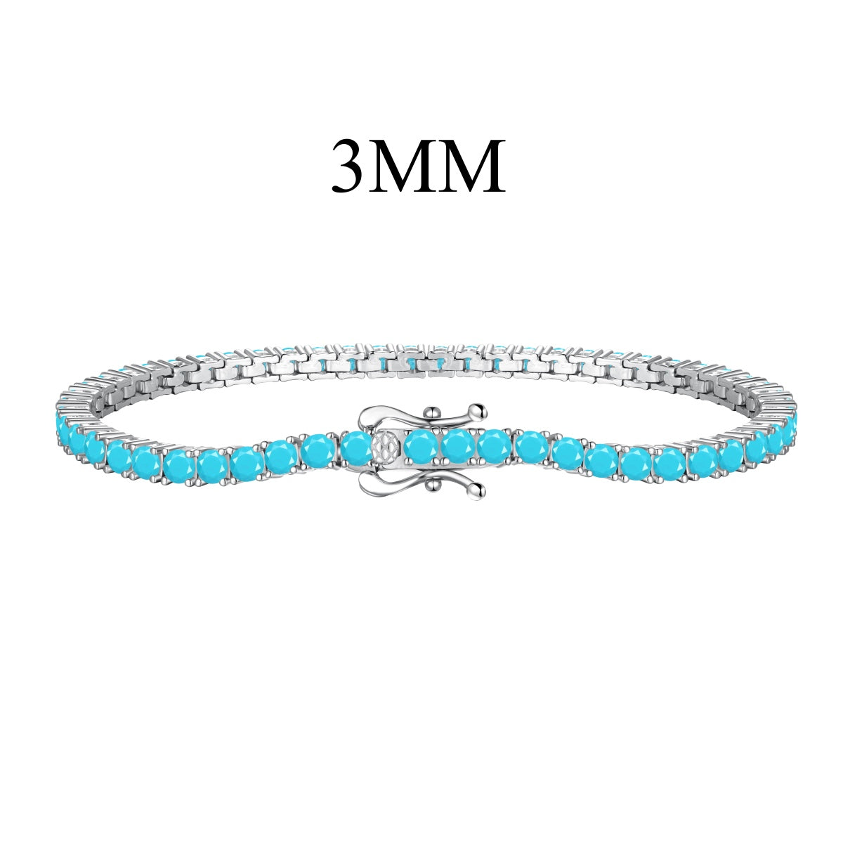 [Goodv]Dainty Charming Round Cut Tennis Bracelet