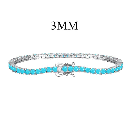 [Goodv]Dainty Charming Round Cut Tennis Bracelet