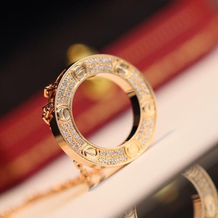 [BIJOUX] COLLIER LOVE RÉGLABLE OR ROSE