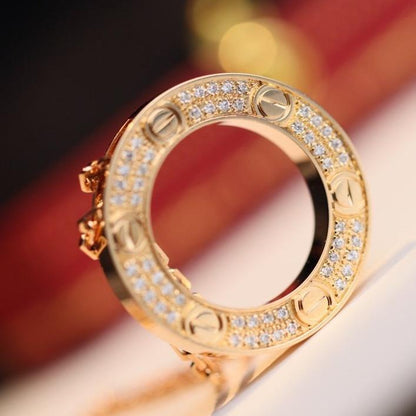 [BIJOUX] COLLIER LOVE RÉGLABLE OR ROSE