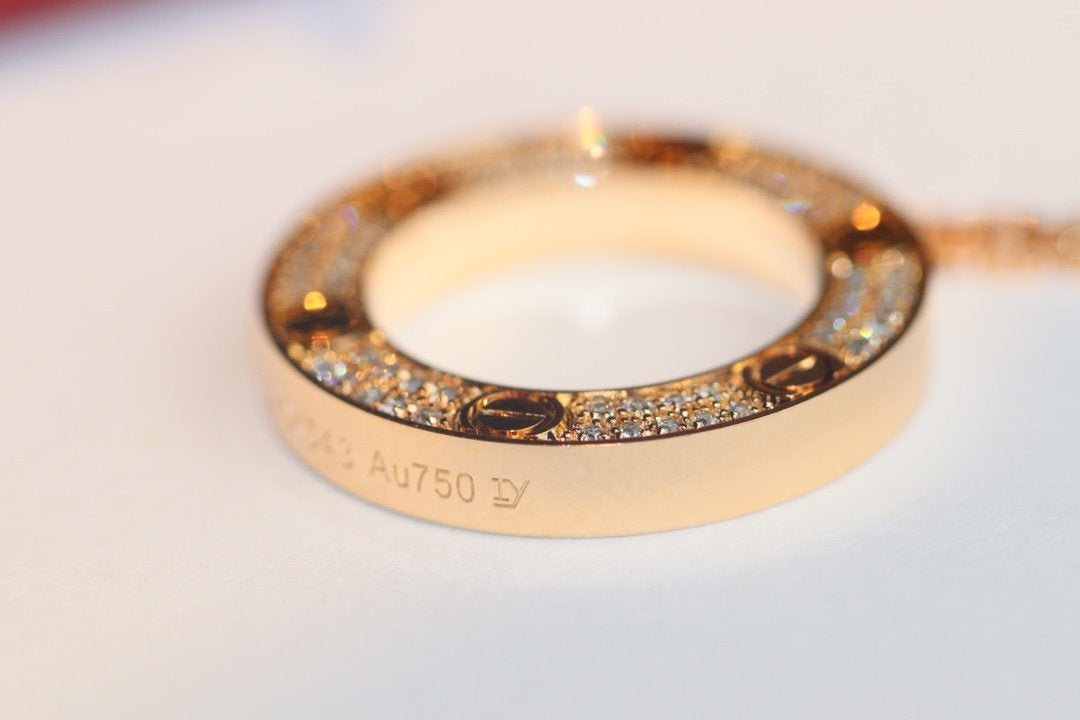 [BIJOUX] COLLIER LOVE RÉGLABLE OR ROSE