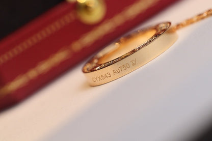 [BIJOUX] COLLIER LOVE RÉGLABLE OR ROSE