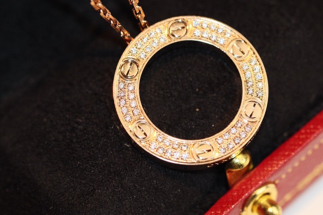 [BIJOUX] COLLIER LOVE RÉGLABLE OR ROSE