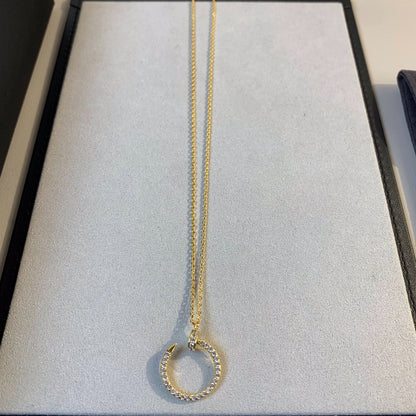 [BIJOUX]COLLIER JUSTE OR DIAMANTS