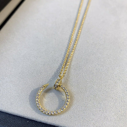 [BIJOUX]COLLIER JUSTE OR DIAMANTS