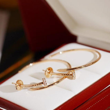 [BIJOUX]JUSTE BOUCLES D'OREILLES DIAMANTS 1.8MM