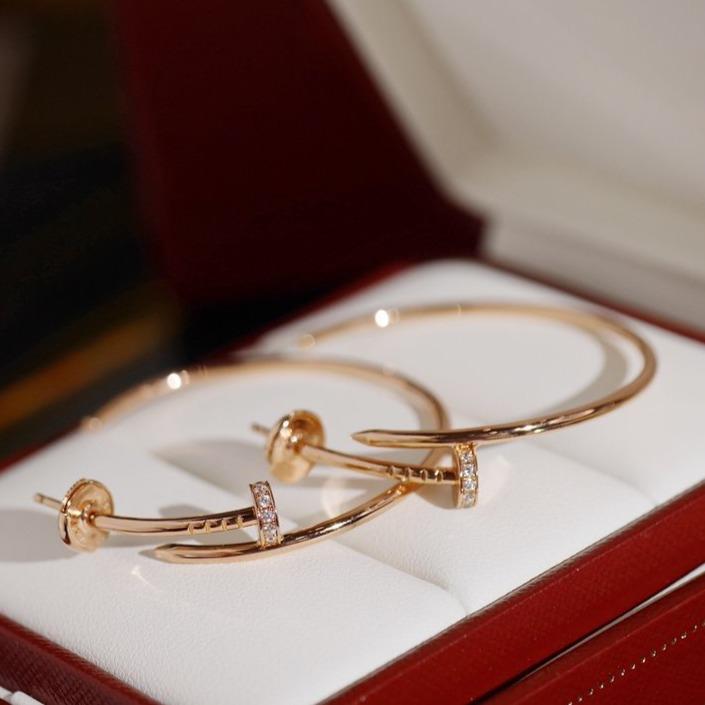 [BIJOUX]JUSTE BOUCLES D'OREILLES DIAMANTS 1.8MM