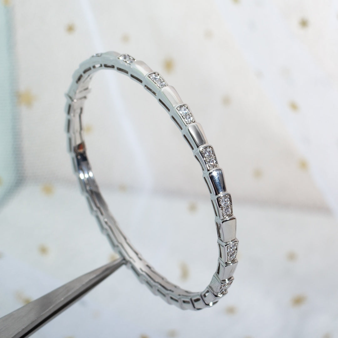 [BIJOUX]BRACELET SERPENTI ARGENT DIAMANT