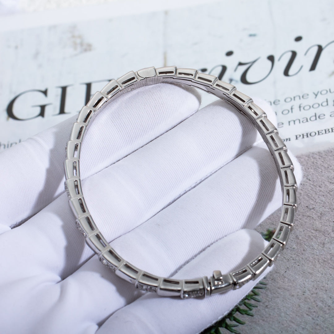 [BIJOUX]BRACELET SERPENTI ARGENT DIAMANT