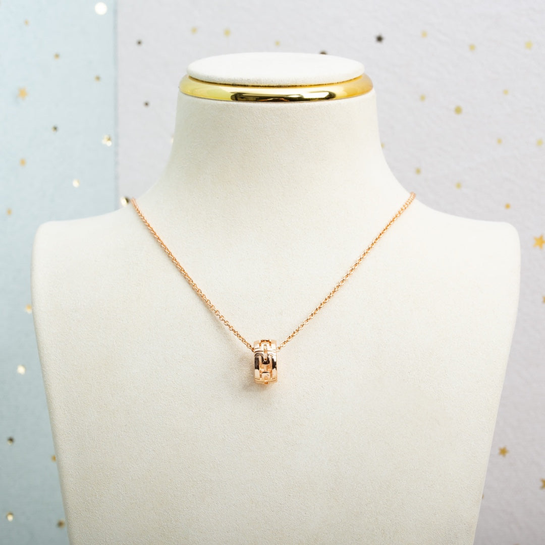 [BIJOUX]COLLIER PARENTESI OR ROSE
