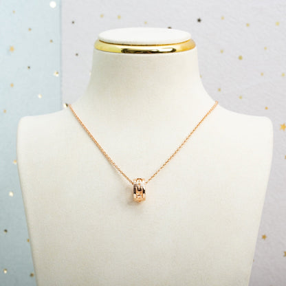 [BIJOUX]COLLIER PARENTESI OR ROSE