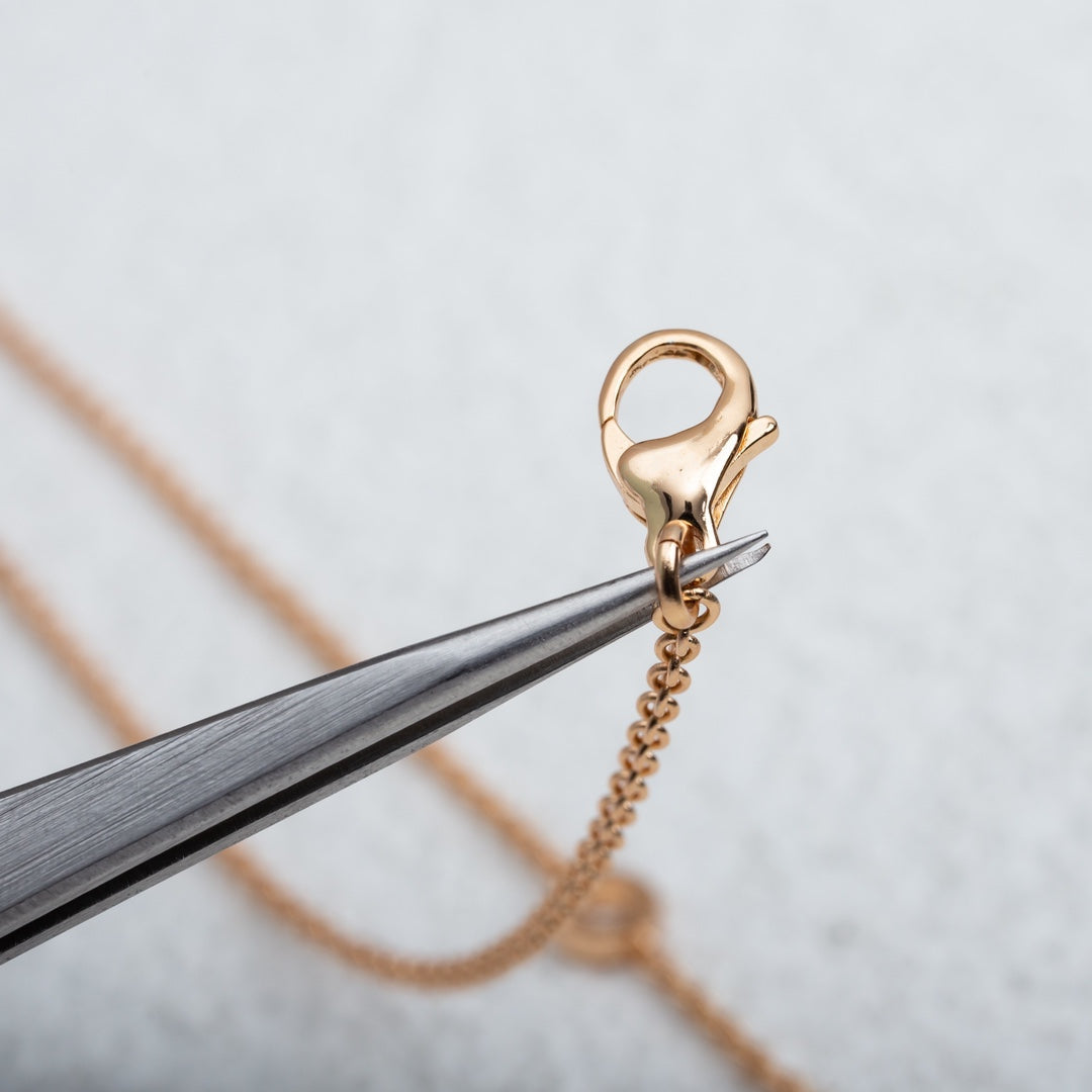 [BIJOUX]COLLIER PARENTESI OR ROSE