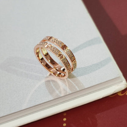 [BIJOUX]LOVE RING 2.65MM DIAMOND
