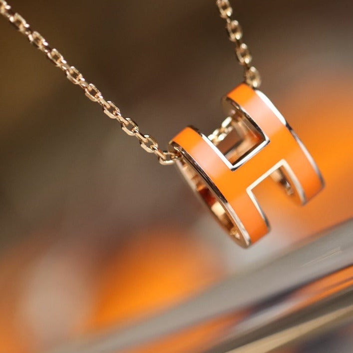 [BIJOUX]POP H ペンダント ピンクゴールド