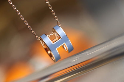 [BIJOUX]POP H ペンダント ピンクゴールド