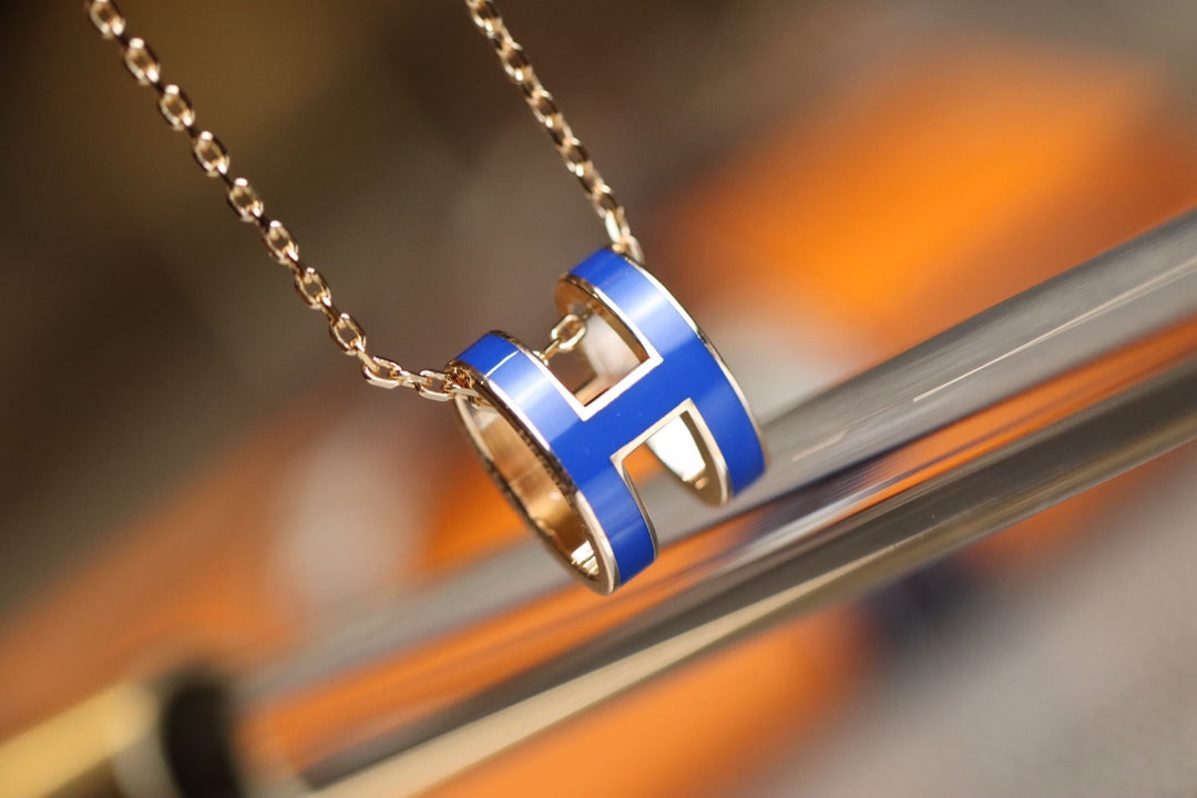 [BIJOUX]POP H ペンダント ピンクゴールド