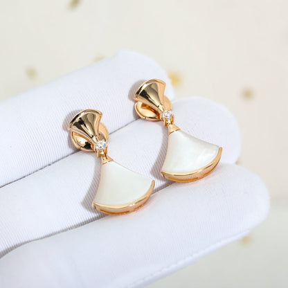 [BIJOUX]DREAM MOP PINK GOLD EARRINGS