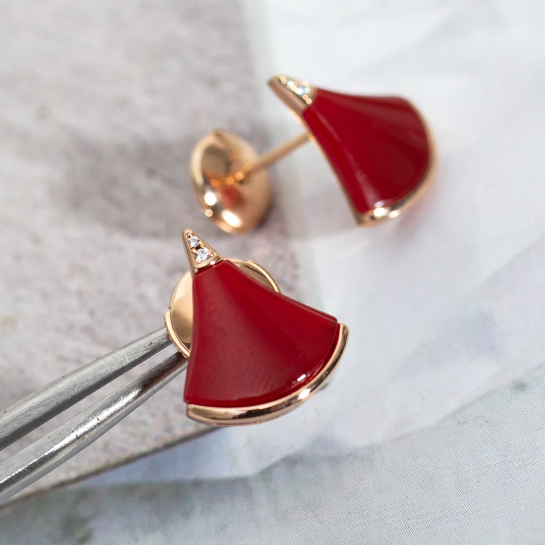 [BIJOUX]DIVAS DREAM EARRINGS PINK GOLD