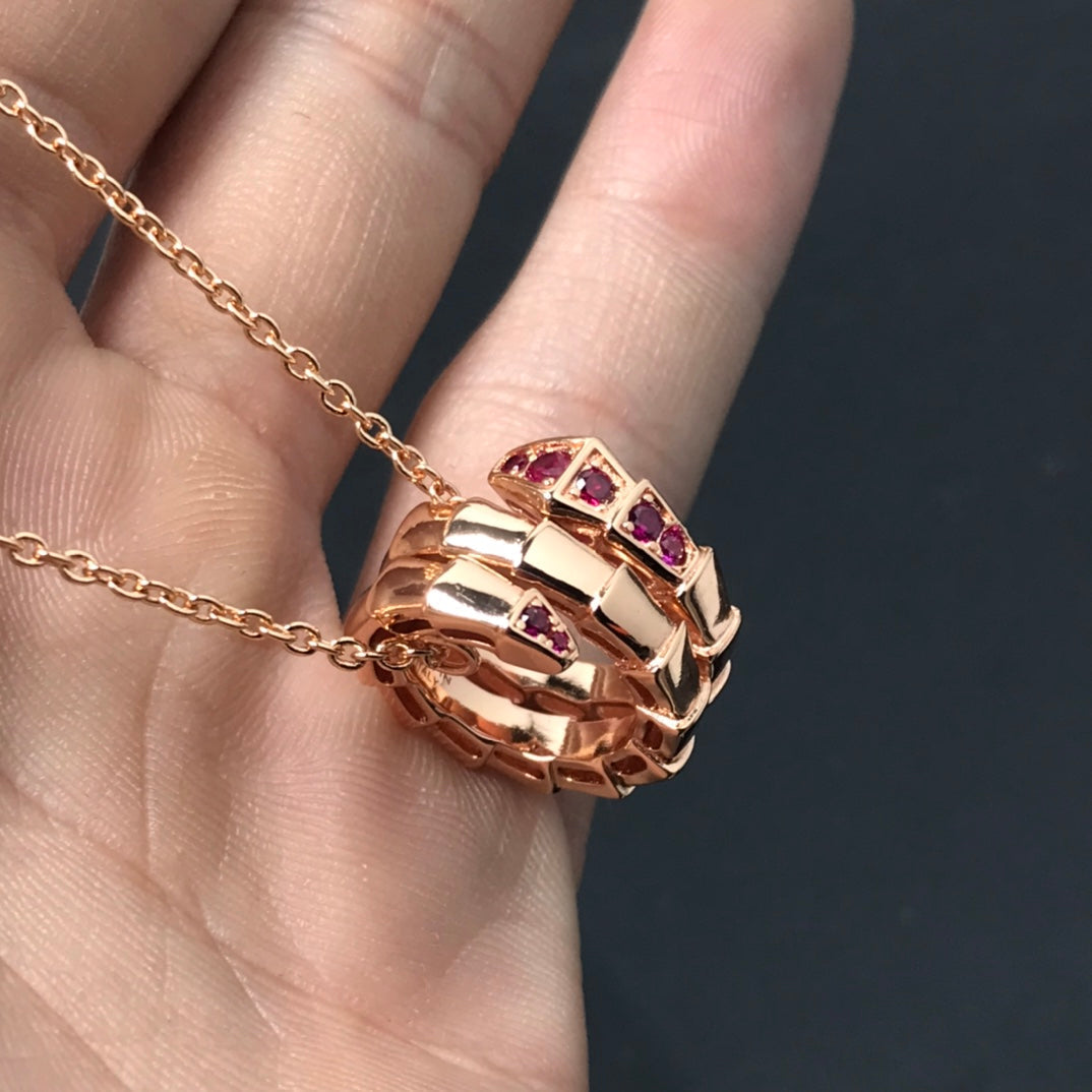 [BIJOUX]COLLIER SERPENTI PÉDANT