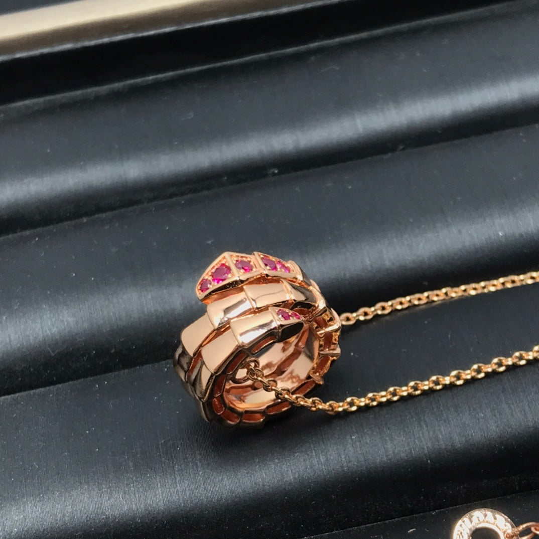 [BIJOUX]COLLIER SERPENTI PÉDANT