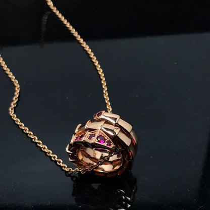 [BIJOUX]COLLIER SERPENTI PÉDANT