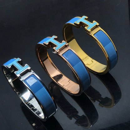 [BIJOUX]H BRACELET BLUE RAINBOW CERAMIC